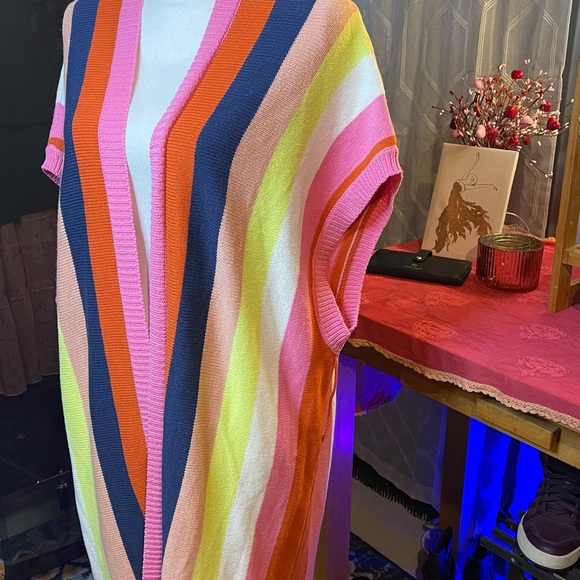 Anthropologie Multicolor Kimono Cardigan - Picture 2 of 4